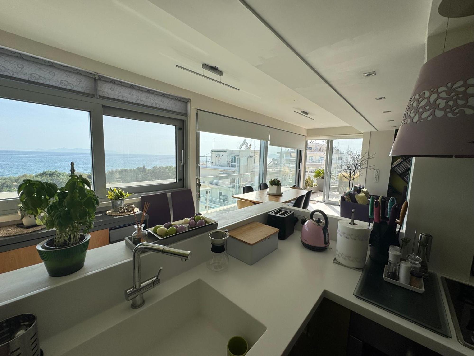 Ferienwohnung Sea Horizon Penthouse Flat Athen Exterior foto