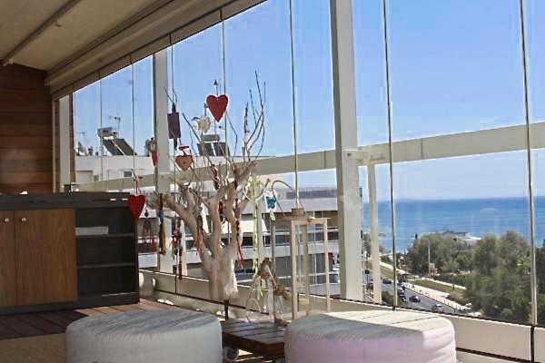 Ferienwohnung Sea Horizon Penthouse Flat Athen Exterior foto